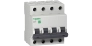 Easy9 MCB Cầu dao tự động 4P, 4.5kA, 400V, C curve